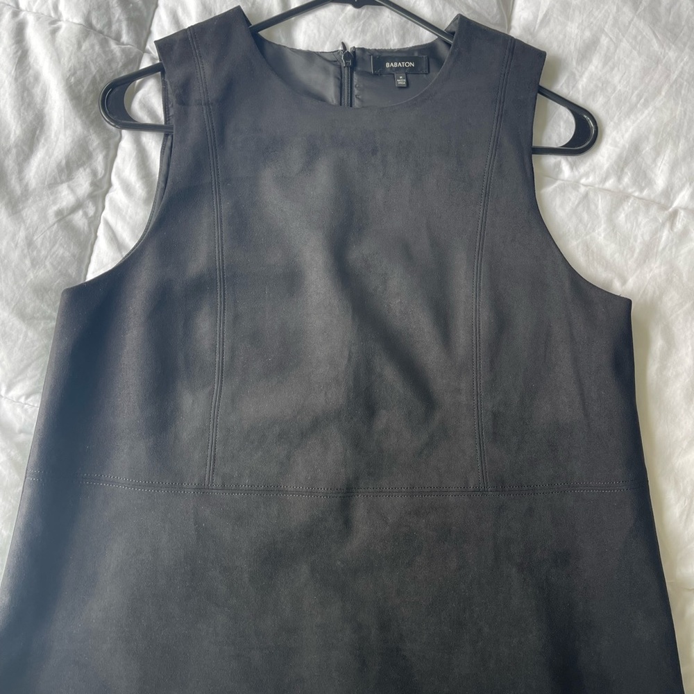 Babaton Black Suede Shirt